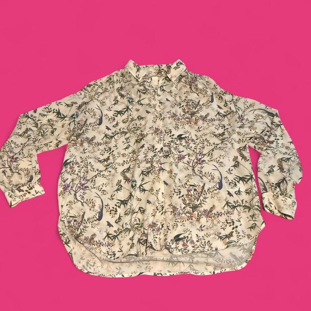 🕊️🌸 The Garden Party Button-Up 🌸🕊️